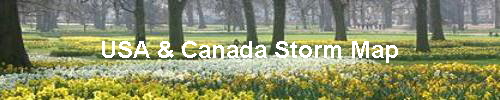USA & Canada Storm Map