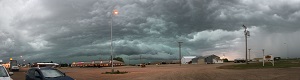 Faulkton Shelfcloud Panorama