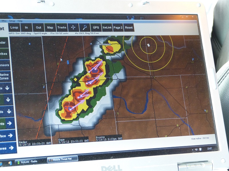 Oklahoma Storms on Threatnet